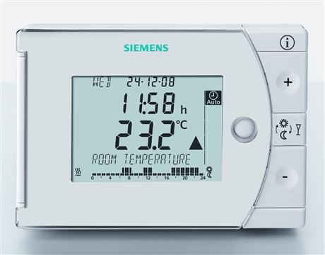 SIEMENS - Régulateur d'ambiance programmable avec horloge hebdomadaire digitale REV REV24-XA